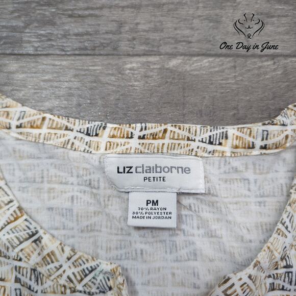 Liz Claiborne Petite Tank top Size PM - Picture 2 of 5